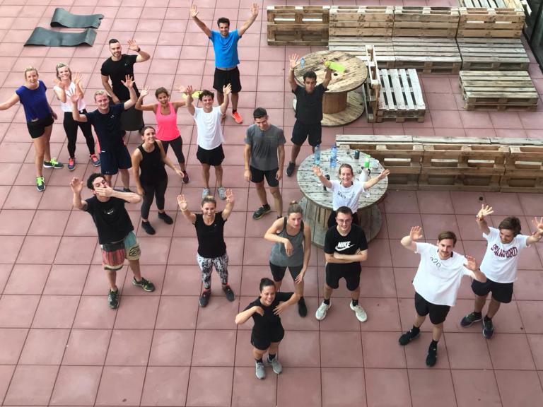 Work-out Rode Plein Quartier Canal